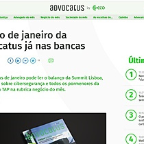 Edio de janeiro da Advocatus j nas bancas